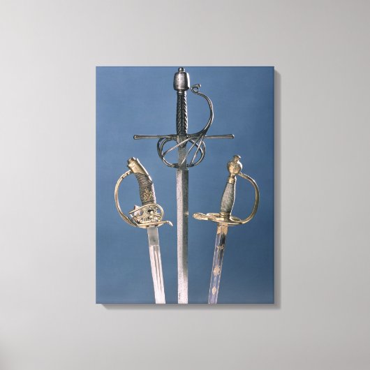 歩兵将校の剣 キャンバスプリント (正面)