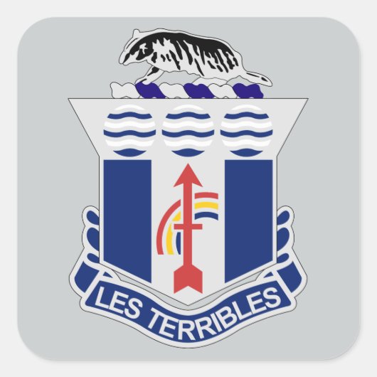 歩兵第127連隊 スクエアシール (正面)