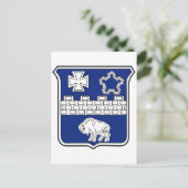 歩兵第17連隊軍隊パッチ ポストカード (スタンド正面)