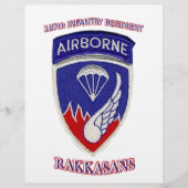 歩兵第187連隊 チラシ (正面)