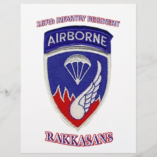 歩兵第187連隊 チラシ (正面)