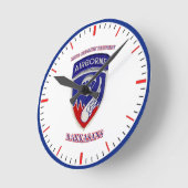 歩兵第187連隊 ラウンド壁時計 (傾斜)