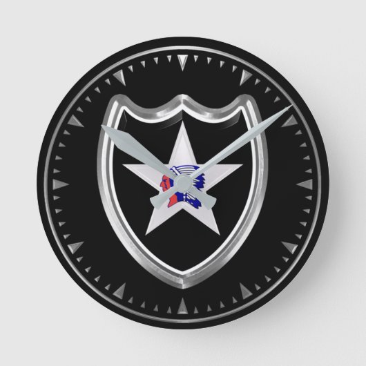 歩兵第2師団記念品 ラウンド壁時計 (正面)