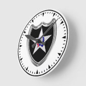 歩兵第2師団記念物  ラウンド壁時計 (傾斜)