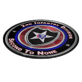 歩兵第2師団「Second To None」 カッティングボード (角)