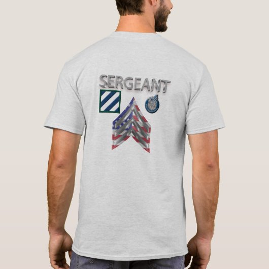 歩兵第3師団軍曹 Tシャツ (裏面)