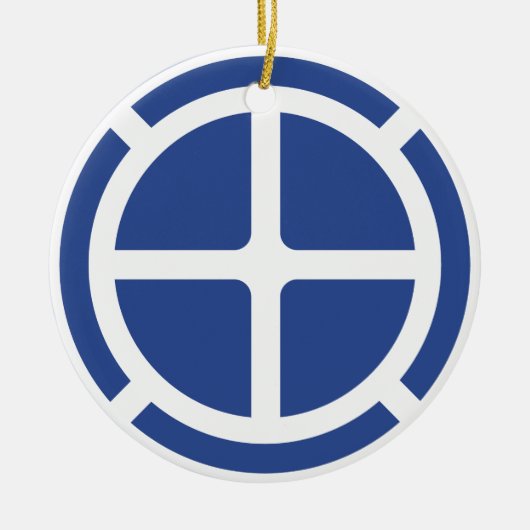 歩兵第35師団バッジ セラミックオーナメント (正面)