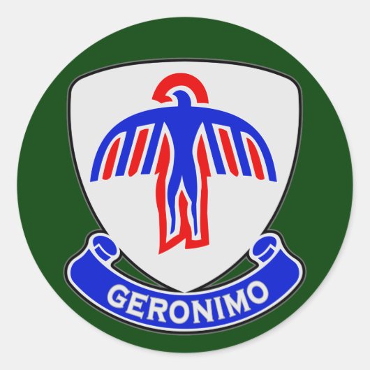 歩兵第501連隊（空挺連隊） DUI ラウンドシール (正面)