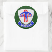 歩兵第501連隊（空挺連隊） DUI ラウンドシール (バッグ)