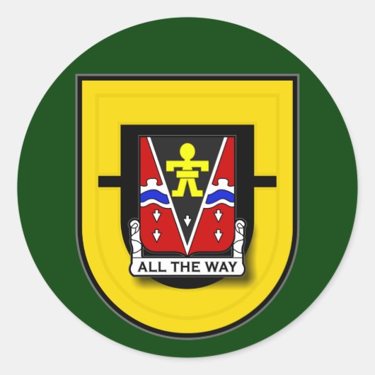 歩兵第509連隊 – 第1大隊フラッシュ ラウンドシール (正面)