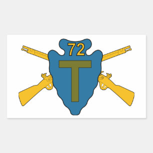 歩兵第72旅団戦闘班 長方形シール