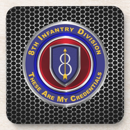 歩兵第8師団 コースター (正面)