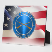 歩兵軍退役軍人 フォトプラーク (側面)