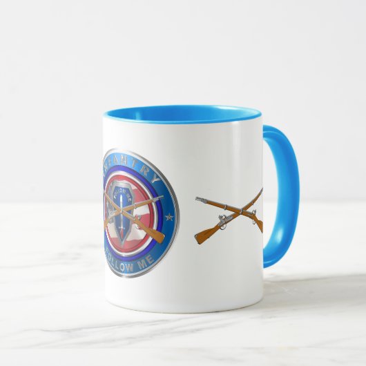 歩兵退役軍人 マグカップ (正面右)