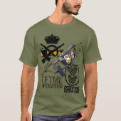 歩兵隊スペインの兵センター員 Tシャツ (正面)