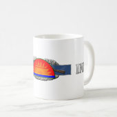 歩兵11B第41の歩兵の組の連隊戦闘団 コーヒーマグカップ (正面右)