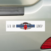 歩兵11B USASOC バンパーステッカー (車上)