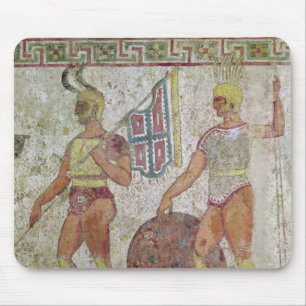 歩兵、Paestumからの墓絵画 マウスパッド