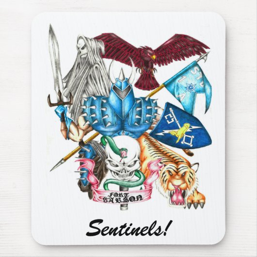 歩哨のマウスパッド マウスパッド (正面)