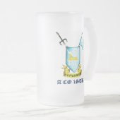 歩哨の頂上のビールのジョッキ フロストグラスビールジョッキ (正面右)