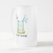 歩哨の頂上のビールのジョッキ フロストグラスビールジョッキ (正面左)