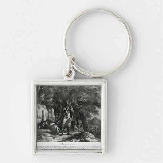 歩哨義務のナポレオン キーホルダー (正面)