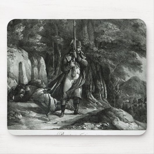 歩哨義務のナポレオン マウスパッド (正面)