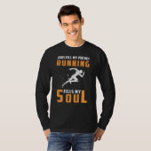 歩幅と成功:走主導のSoul Tee - Race t Tシャツ (正面フル)