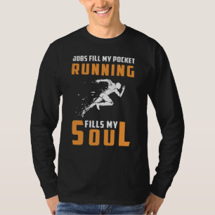 歩幅と成功:走主導のSoul Tee - Race t Tシャツ