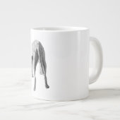 歩幅の強度 ジャンボコーヒーマグカップ (正面右)