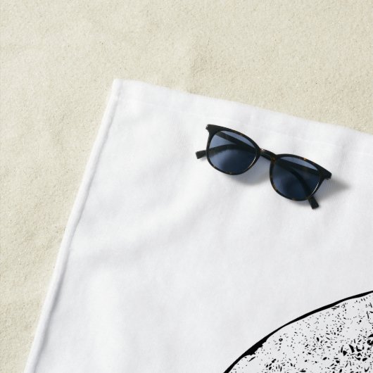 歩幅自信 ビーチタオル (インサイチュ)