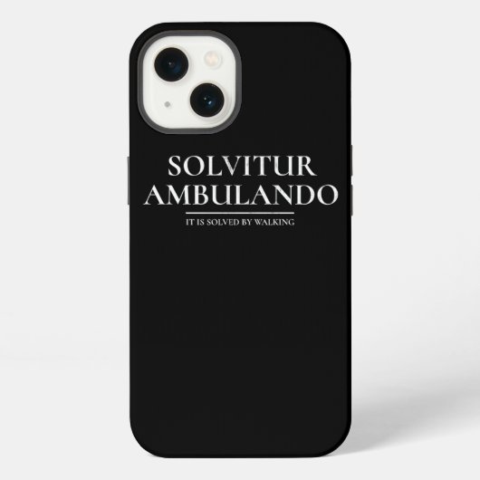 歩行の解決歩く  iPhoneケース (裏面)