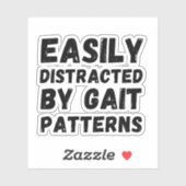 歩行パターンに気を取られる物理的なセラピスト シール (シート)