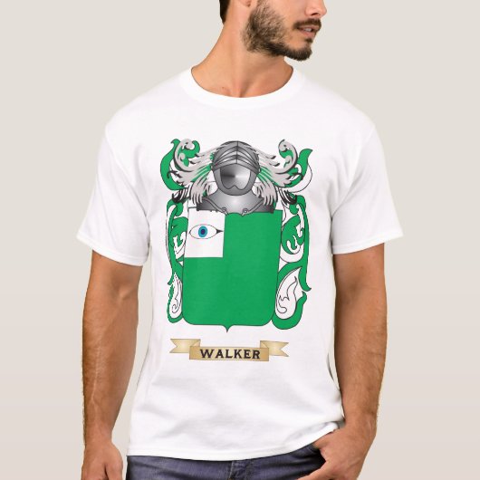 歩行者のスコットランドの家紋(紋章付き外衣) Tシャツ (正面)