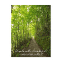 歩行者は道を選びますか。 郵便はがき