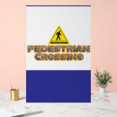 歩行者横断都市安全芸術 アクリルサイン (ウェディング)