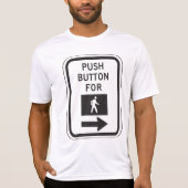 歩行者用信号ボタン Tシャツ (正面)