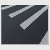 歩行者用車線の撮影 ラッピングペーパー (フラット)