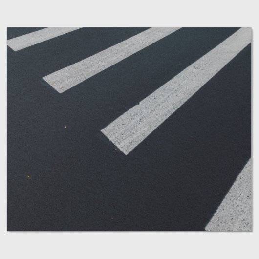 歩行者用車線の撮影 ラッピングペーパー (フラット)