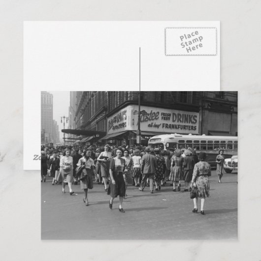 歩行者2 ポストカード (正面/裏面)