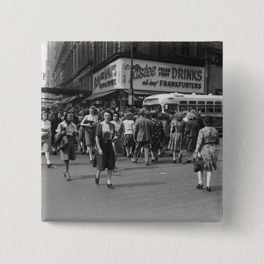 歩行者2 缶バッジ (正面)