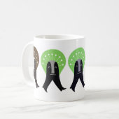 歩行者 コーヒーマグカップ (正面左)