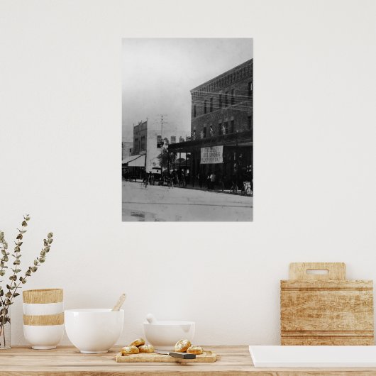 歩行者、サイクリスト及び馬車 ポスター (キッチン)