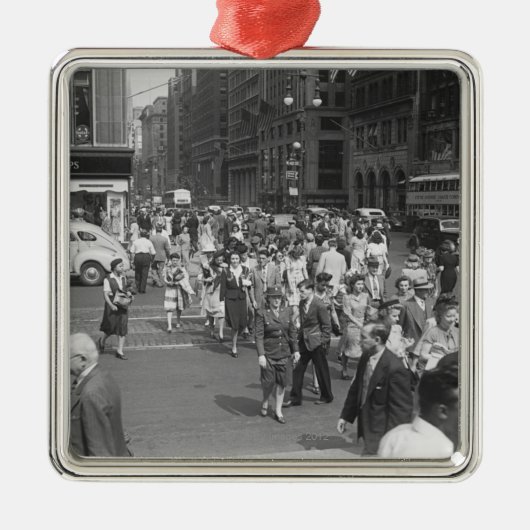 歩行者 メタルオーナメント (正面)