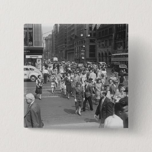 歩行者 缶バッジ (正面)