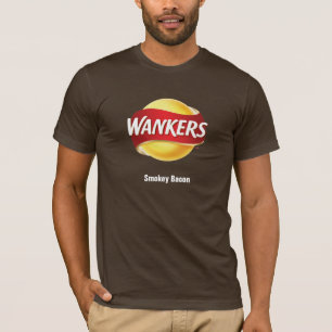 歩行者/Wの*** ersのチップス- Smokeyのベーコン Tシャツ