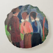 歩行1914年 ラウンドクッション (裏面)