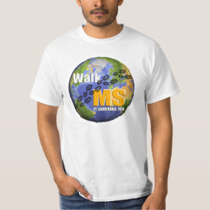 歩行MSの2010年のTシャツ Tシャツ