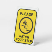 歩調を見て下さい 台座サイン (正面)