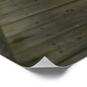 歩道からビーチ ポスター (角)